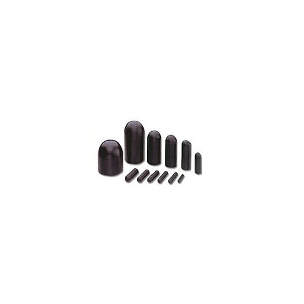 Stockcap EPDM Caps-0.375-1.000-0.060-BLACK, 25PK 237342 | Zoro